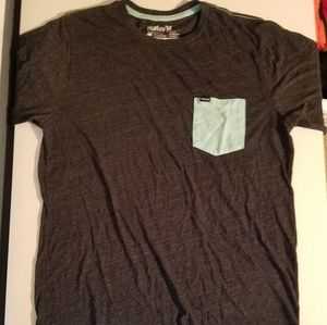 Gray Hurley Pocket Tee shirt (NWOT)